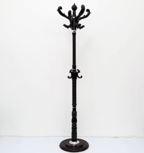 Modern Metal Coat Rack, Hall Coat Tree with Hooks for Coats, Hats, Bags, Purses, for Entryway, Hallway, Rlack, Bedroom, Office, with Stable